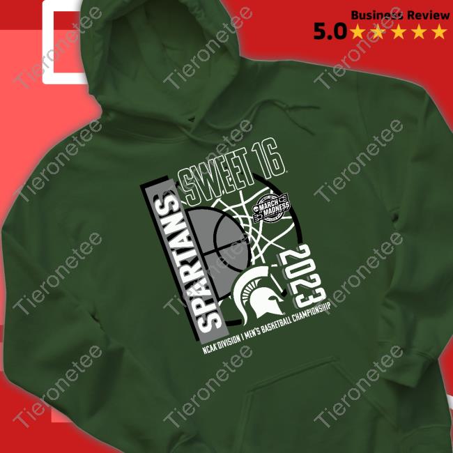Michigan State Spartans Sweet 16 2023 Ncaa Division I Men't Basketball Championship T Shirt