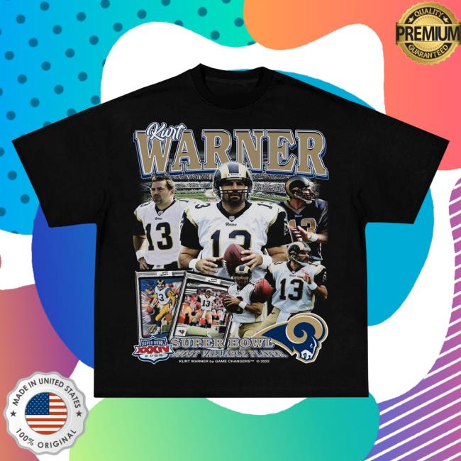 Official Game Changer La Kurt Warner Hot Shirt Black GameChanger