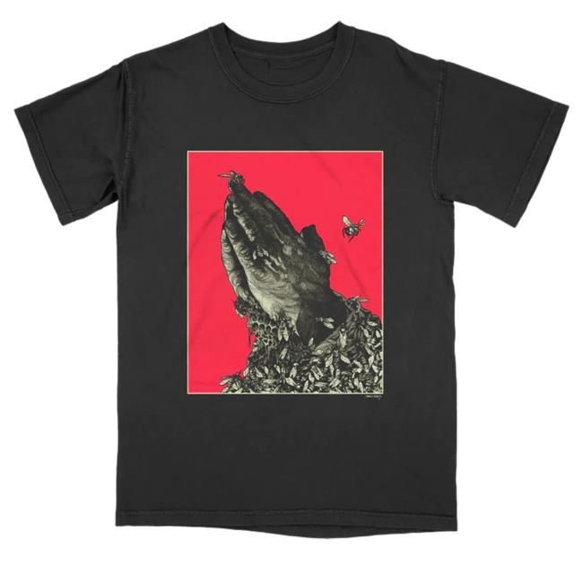 Deathwishinc Richey Beckett Merch Worker Bees Black Hoodie
