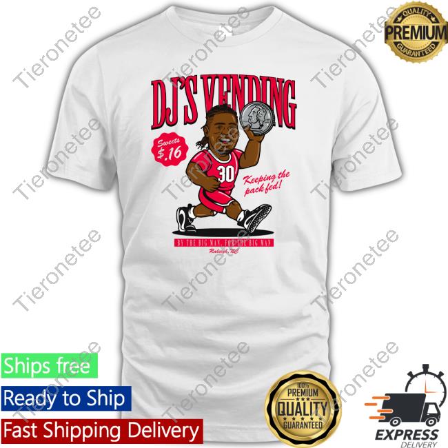 Official Barstool Sports Pardon My Take Dj's Vending White T-Shirt
