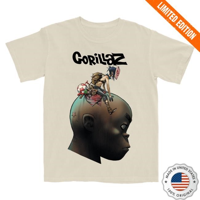 Official Gorillaz Merch Store Shop Gorillaz Plastic Beach Tee