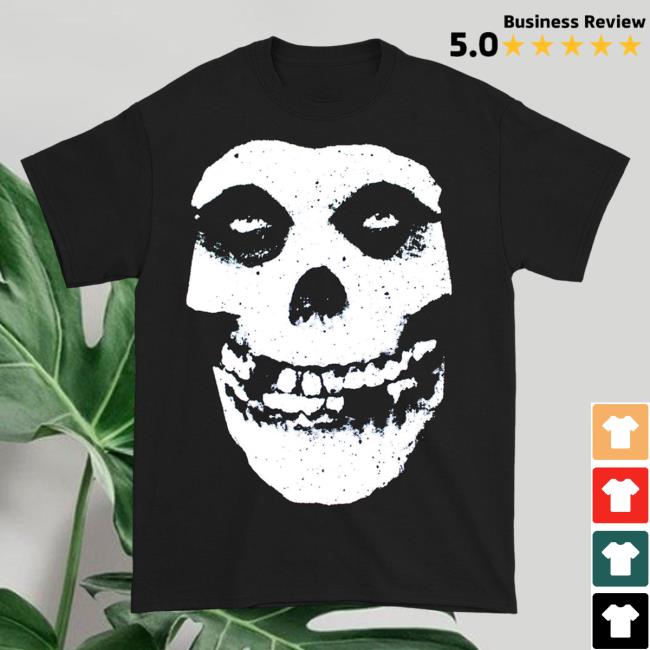 Official Misfits Merch Skull Logo Tee Shirt Rockabilia Clothing Store Shop