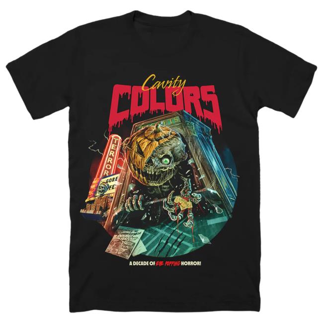 Official Cavity Colors Cavitycolors: A Decade Of Horror - T-Shirt