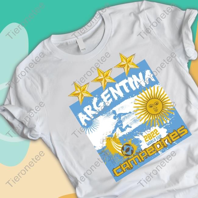 Argentina 2022 World Cup Campeones T Shirt
