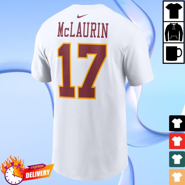 Official Men's Nike Terry McLaurin White Washington Commanders Super Bowl Era Name & Number New Shirt