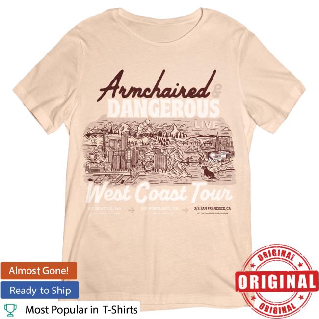 Official Armchair Expert Merch Store Armchaired & Dangerous Live From San Francisco (Limited Edition) New Shirt Armchairexpert Philipdefranco Shop