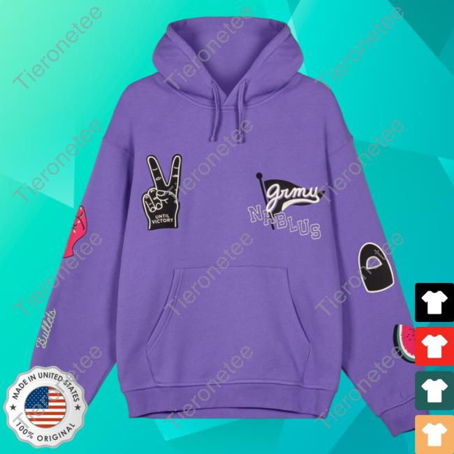 Official Grimey Nablus Vintage Crewneck Sweatshirt Violet