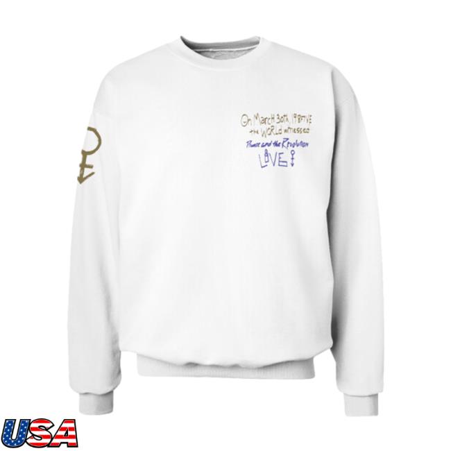 Official Prince Merch Prince And The Revolution Live Face Long Sleeve