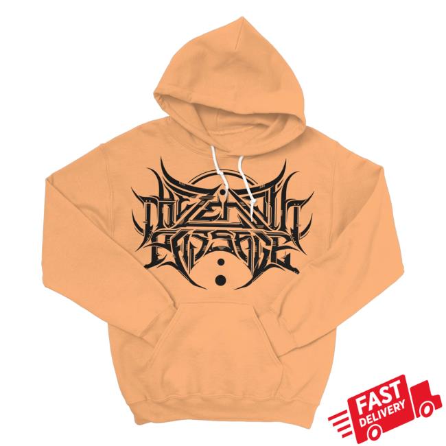 Official Indie Merch Bar Store The Zenith Passage Logo Popover Hoodie Cantaloupe Indiemerchstore MerchBar