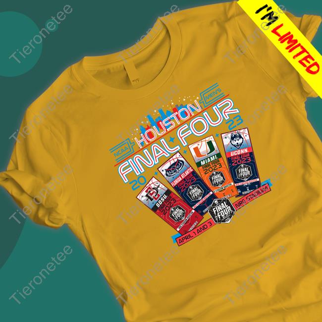 Official Ncaa Clutch City 4 Team Final Four T-Shirt