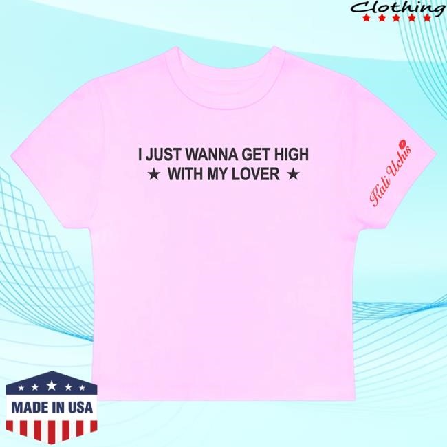 Official Kali Uchis Merch Store Kali Uchis High With My Lover Baby Shirt 2024 Kali Uchis Clothing Shop KaliUchis ShopKaliUchis