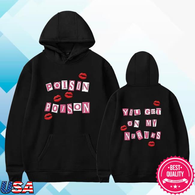 Renee Rapp Merch Poison Poison Hoodie (Black)