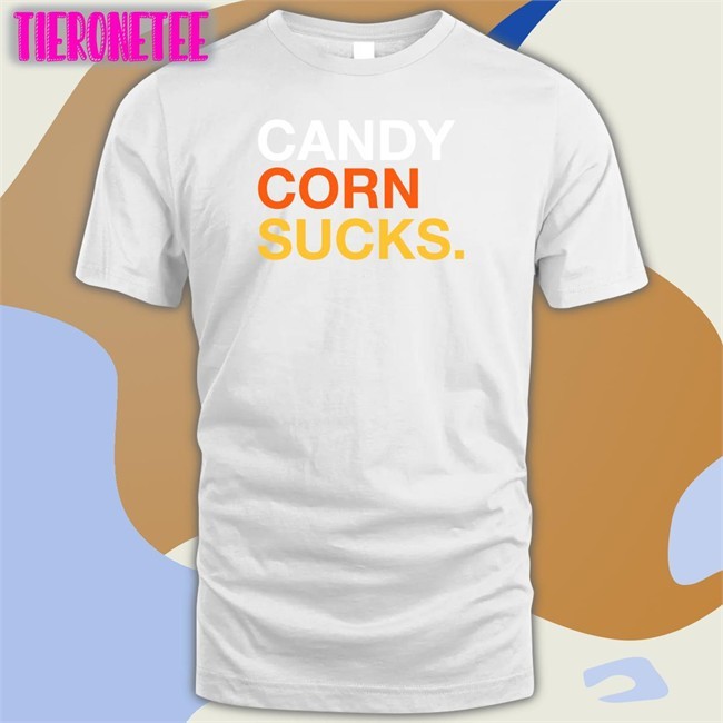 Obvious Shirts Shop Candy Corn Sucks Long Sleeve Tee Shirt