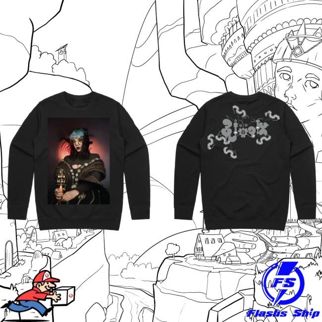 Fossora Merch – Black Crewneck Björk Official Store