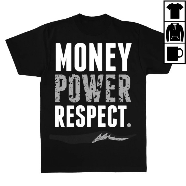 Money Power Respect "Metallic Reimagined" - Black T-Shirt Million Dolla Motive Shop Shirt