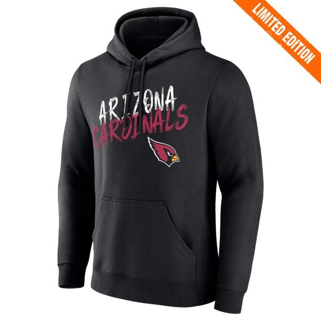 Cardinals Hustle Hoodie Black Nfl Hot Fan Season