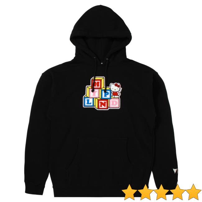Official Hypland Clothing Merch Store Hypland Hello Kitty Blocks Sweatshirt (Black)