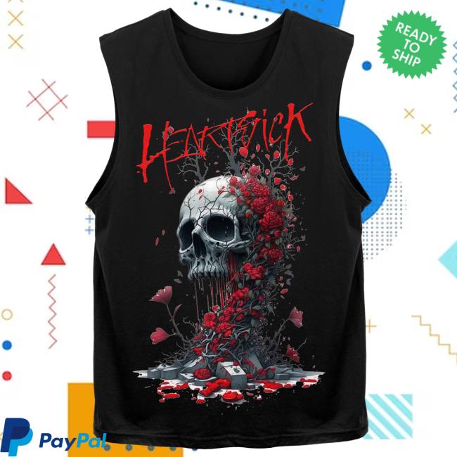 Rose Skull Heartsick Tank Heartsick Merch Store Shop