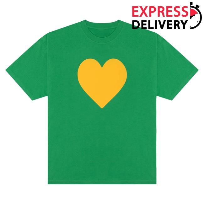 Official Drew House Merch Store Shop Love Ss Popover Shirt Green DrewHouse Apparel Clothing