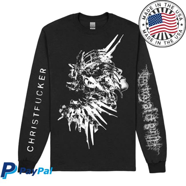 Run For Cover Records Store Christfucker Long Sleeve Tshirt