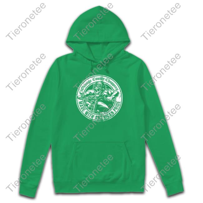 Orange County Choppers Merch American Pride Bike Badge Crewneck Sweatshirt