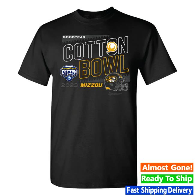 Cotton Bowl Merch 2023 Cotton Bowl Missouri Sst Tee Shirt