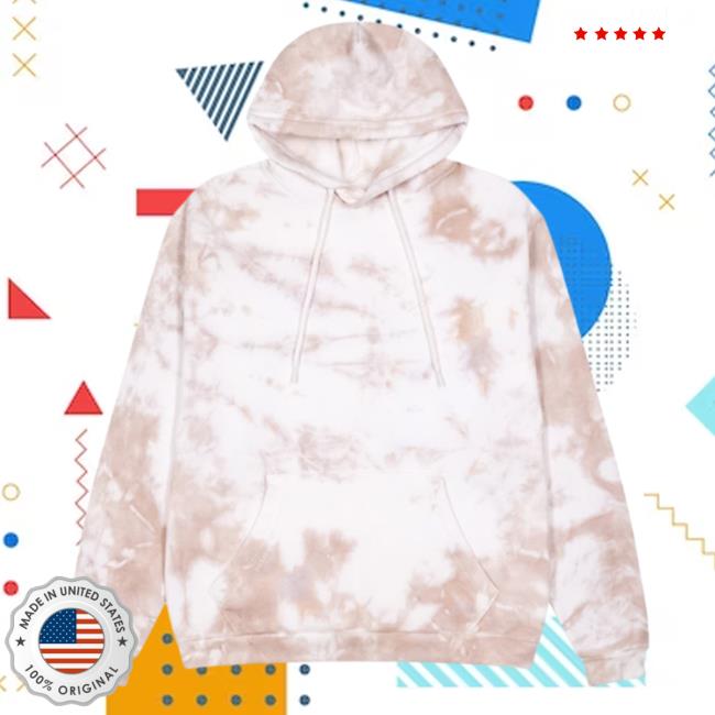 Wolf And Badger Clothing Hello Charlie Pullover Sweatshirt Tie Dye Brown Multicolour Wolfandbadger