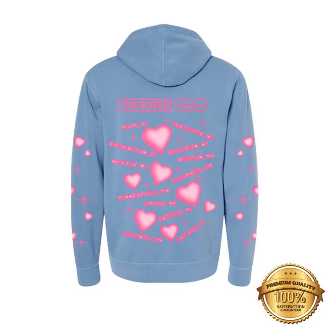 Official Ice Spice Store The Scarlet Tour Hooded Sweatshirt New Official Ice Spice Store The Scarlet Tour Long Sleeve T Shirt