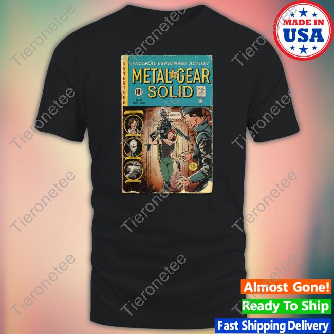 Metal Gear Solid Comic Book Covers Sweatshirt Tactical Espionage Action