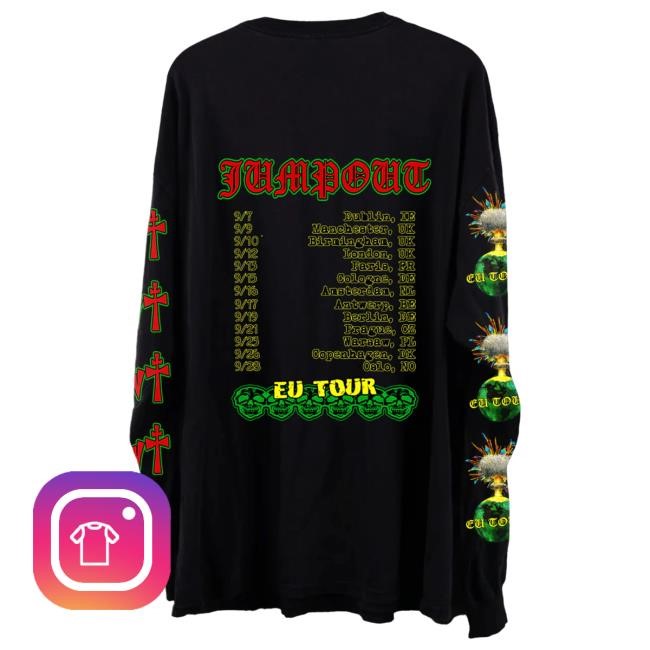 Official Osamason Merch Store Shop OsamaSon 25 End Times Black EU Tour LongSleeve