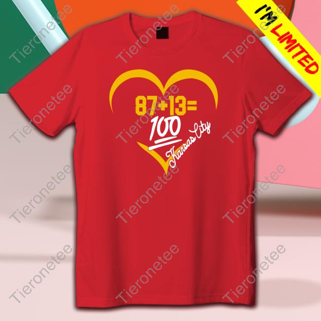 Official Allmychampagne 87+13=100 Kansas City T Shirt Taylor Swift