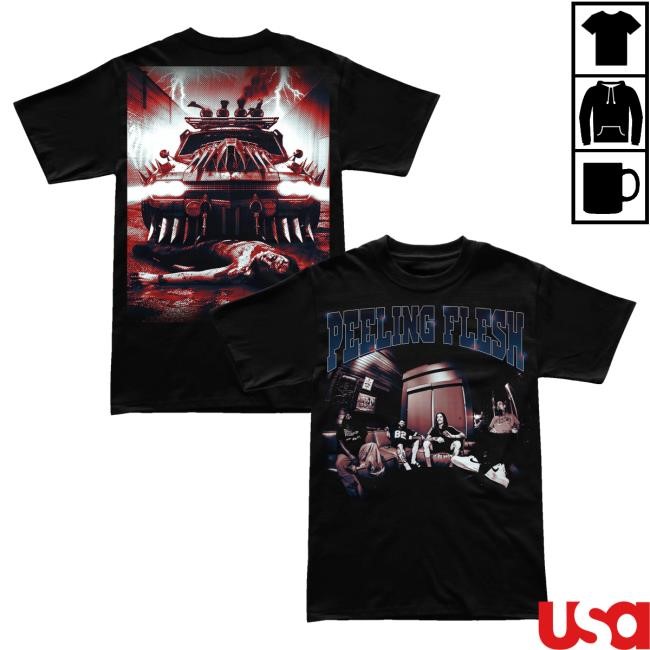 Official Indie Merch Store Peeling Flesh "PF Radio 2 HipHop" Tshirt IndieMerchStore