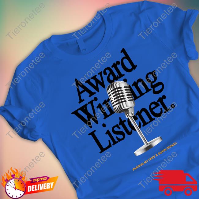 Store Barstool Sports Pmt X Duvin Award Winning Listener Shirt