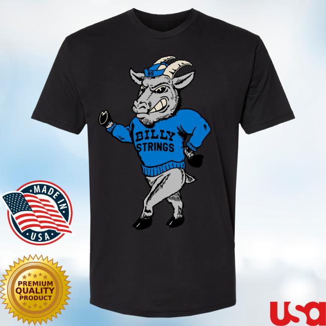 Official Billy Strings Merch Store Shop Billy Strings Billy Goat Shirt New (Matt Cliff)