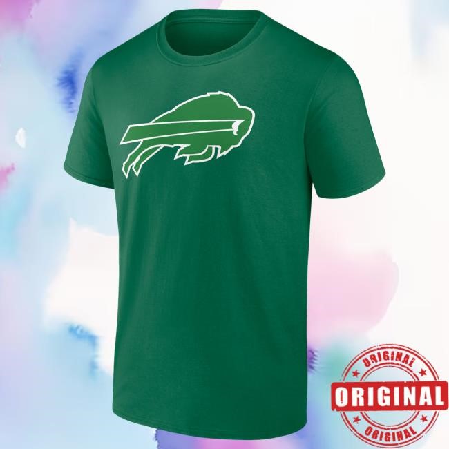 Festive Green Josh Allen Buffalo Bills Fanatics Apparel Graphic Josh Allen Buffalo Bills Fanatics Festive Shirt