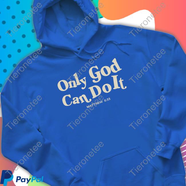 Joe Navarro Only God Can Do It Black Hooded Sweatshirt