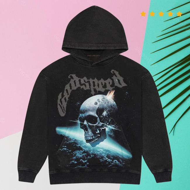 Official Godspeed Nyc Clothing Merch C.O.T.F Popover Hoodie (Black Washed)