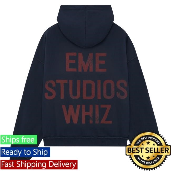 Official Eme Studios Whiz Navy Oversized Sweatshirts