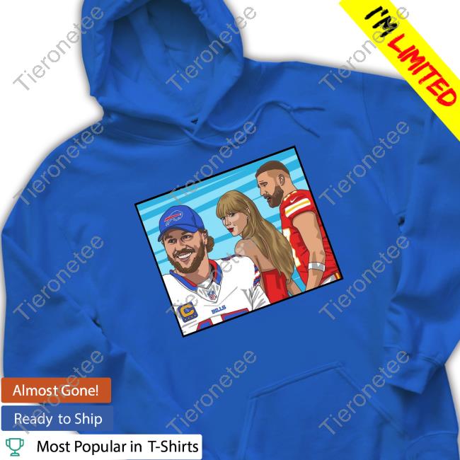 Official Carlcordesart Distracted Girlfriend Taylor Swift Buffalo Bills And Kansas City Chiefs Travis Kelce T-Shirt