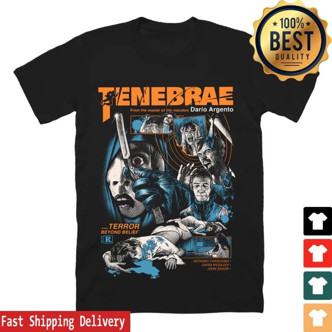 Dario Argento's Tenebrae Tee - Officially Licensed Collection – Cavitycolors Merch Shop