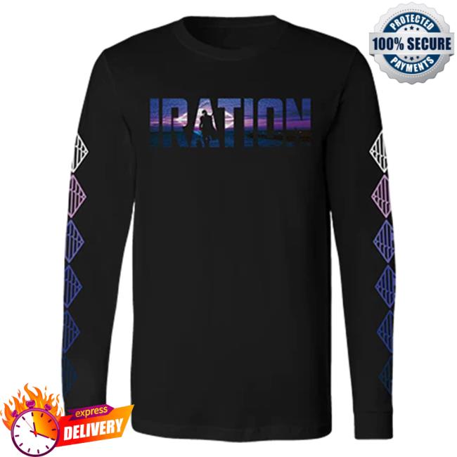 Official Iration Merch Iration Mando Long Sleeve T-Shirts Black Iration Music