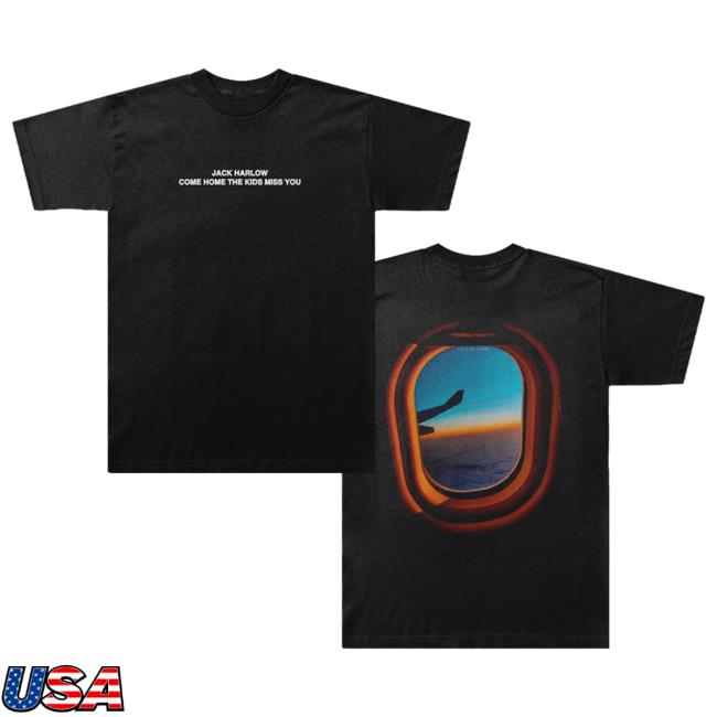 Official Jack Harlow Merch Store Jack Harlow Airplane Window Tee Jack Harlow Clothing Shop JackHarlow