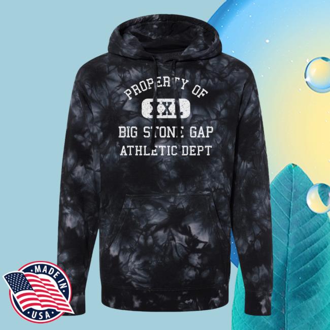 Official Hometown Apparel Clothing Merch Big Stone Gap Virginia Athletic Dept Tie-Dye Crew neck Sweatshirt Black Tie Dye