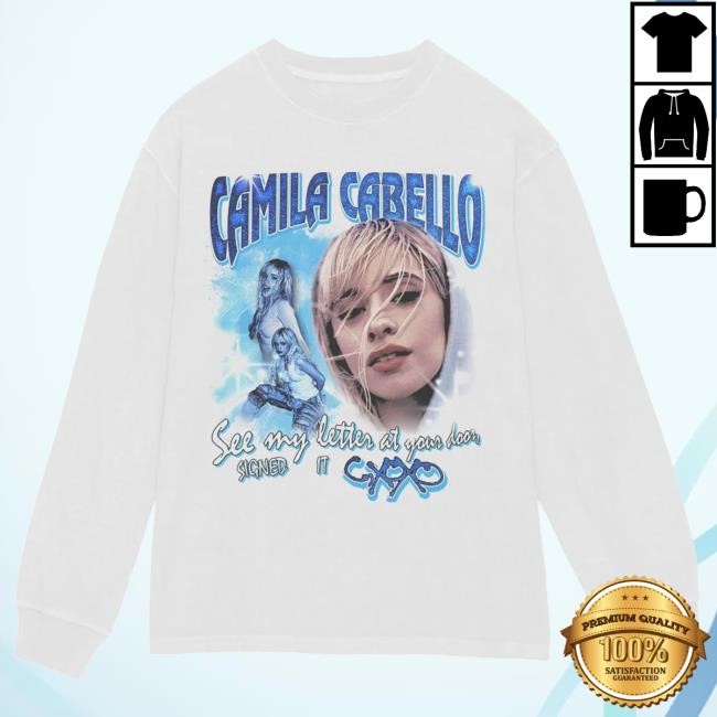 Official Camila Cabello Clothing Store Signed It C,Xoxo Long Sleeve Tee