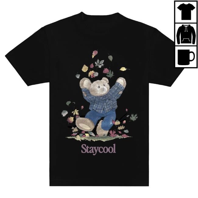 Official Stay Cool Clothing Store Staycool Rustic Bear T-Shirts (Black) StaycoolNyc