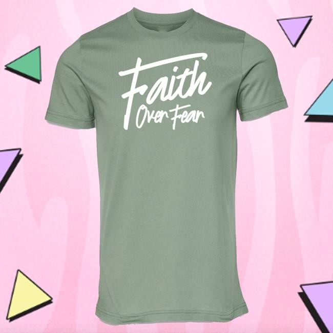 Official 717 Supply Store Shop Faith Over Fear Women's Top Shirt