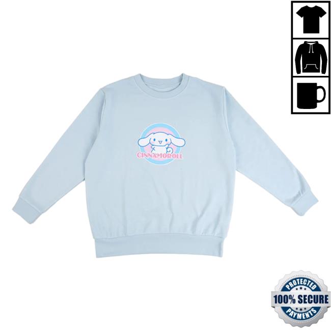 Official Sanrio Apparel Clothing Merch Store Shop Cinnamoroll Circle Attractive Hoodie