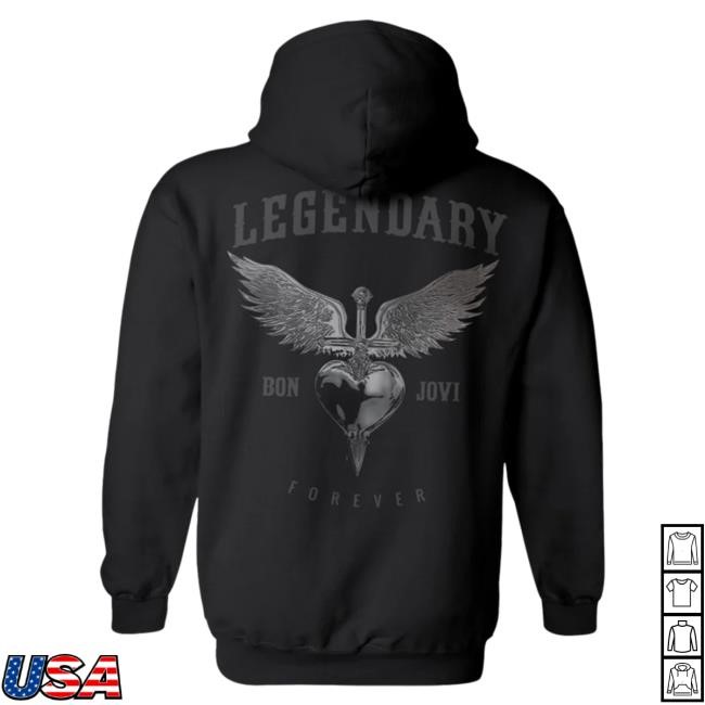 Official Bon Jovi Merch Shop Legendary Hood