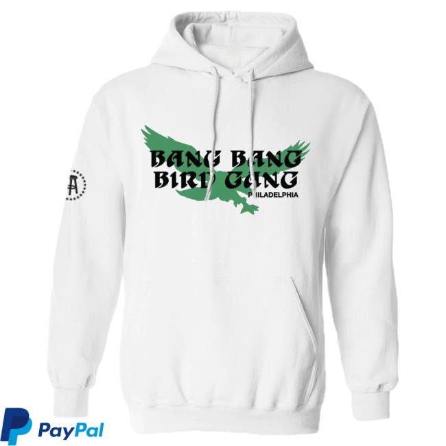Official Barstool Huskies Merch Store Barstool Sports Bang Bang Bird Gang Tee White Barstoolhuskies Apparel Clothing Shop