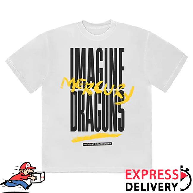 Official Imagine Dragons Merch Store Mercury Tour Dateback Leg 1 T-Shirts Youth Imagine Dragons Apparel Clothing Shop ImagineDragons